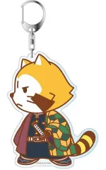 【中古】雑貨 冨岡義勇(ラスカルver.) デカキーホルダー 「鬼滅の刃×あらいぐまラスカル」