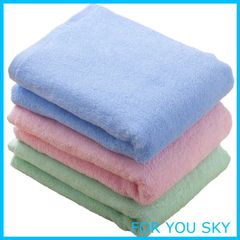 【数量限定】コスギゼン(Kosugizen) バスタオル 3色 50×100㎝ 徳用カラー ミニサイズバスタオル(ピンク・ブルー・グリーン) 3枚入