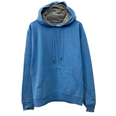 Champion 無地 スウェット パーカー S ライトブルー チャンピオン 裏起毛 ツートーンフード 古着卸 アメリカ仕入 a709-5564