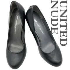 【未使用品】UNITED NUDE サイドジップヒールパンプス 38 未使用品】UNITED NUDE サイドジップヒールパンプス 38 未使用品