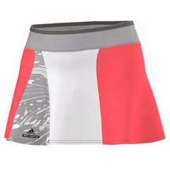 adidas by StellaMcCartney  ステラマッカートニー  テニス  ウェア  スコート  Lサイズ（М寄り）  中古品  白グレーサーモンピンク