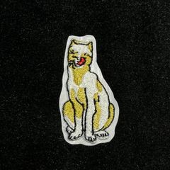 ★刺繍シール／ステッカー　ワッペン★　猫飼好五十三疋（みょうかいこうごじゅうさんびき）　日坂（にっさか）　1枚