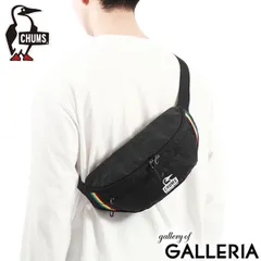 日本正規品 チャムス ボディバッグ メンズ レディース 小さめ CHUMS ショルダーバッグ 軽量 斜めがけ シンプル ナイロン 横 A5 CH60-3751 BlackxRainbow