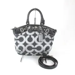 美品『USED』COACH【コーチ】 18604 マディソンオプアート 2way ハンドバッグ キャンバス レディース
