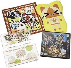 [중고](매우 좋은) 몬스터 헌터 4G "AIROU" 3DS LL용 액세서리 키트 세트 - 3DS