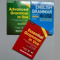 【送料無料】新品未使用 Cambridge ENGLISH GRAMMAR IN USE 3冊セット 解答付