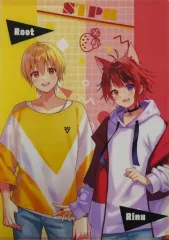 【中古】クリアファイル るぅと＆莉犬(すとろべりーぷりんす) A4クリアファイル 等身 「2021 summer オフィシャルグッズ」 A4クリアファイルくじ(2021夏ver.!!)景品