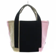 マリメッコ marimekko SEIDI セイディ ハンドバッグ ミニトート キャンバス VIHI 黒 ブラック ピンク ■SH /RI ■OSのサムネイル