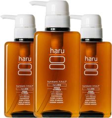 haru(ハル) kurokamiスカルプ アミノ酸系シャンプー [柑橘系/400ml×3本] リンス コンディショナー不要 [天然由来/ノンシリコン] 無添加 フルーツ 400ミリリットル (x 3)
