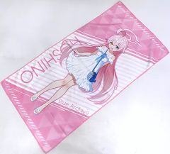 [중고] 수건·수건이 작은 새 유호시노 빅 마이크로 화이버 타월 [이치 반 쿠지 블루 아카이브] C상