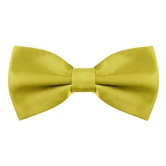 Allegra K ボウタイ 蝶ネクタイ リボン フォーマル 結婚式 入学式 大人 調節可能 無地 メンズ シャンパン Free Size