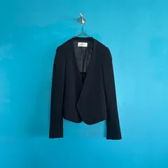 1038 FRAY I.Dフレイアイディー　ブラック　0 ノーカラーボタンレスジャケット　綺麗め