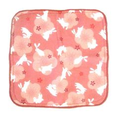 手のひらサイズ　タオルはんかち　うさぎ