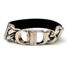 【新品未使用】Dior シルバー クロスブレスレット 箱付き Christian Dior 未使用 ディオール リップグロス ロゴ