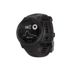 Garmin Instinct バンド/ベルト Comtax 22mm用バンド 柔らかいシリコンバンド (ブラック バンドの長さ：130)