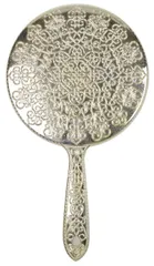 新品 ヤマムラ Ｙ－１３ メッキハンドミラー ゴールド