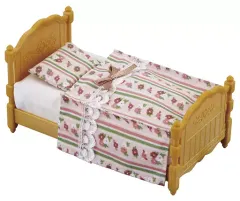 【中古】おもちゃ シングルベッド 「シルバニアファミリー」