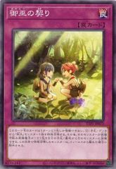 御巫の契り TTP1-JP073 【ノーマル】 (3枚セット) TACTICAL-TRY PACK －黒魔導・ＨＥＲＯ・御巫－ 遊戯王　トレカ道
