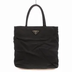プラダ PRADA トートバッグ ハンド 三角ロゴプレート テスート ナイロン 黒 ブラック ■GY19 /TZ