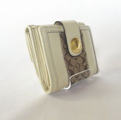 ✱COACH（コーチ）✱ミニシグネチャーダブルホック 二つ折り財布