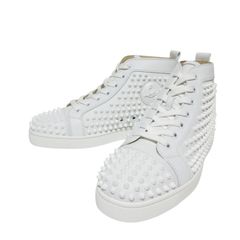 新品2025現行メンズChristian Louboutin白スニーカー40 11010833047クリスチャンルブタン