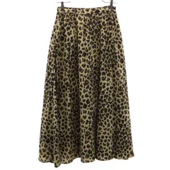 Sonny Label サニーレーベル レオパード柄 ロングスカート 36 ベージュ系 アーバンリサーチ レディース 古着