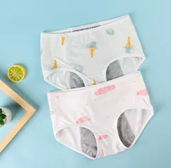 サニタリーショーツ 生理用ショーツ レースショーツ 下着 漏れ防止 2枚セット