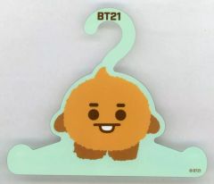 [중고] 옷걸이 SHOOKY (슈가) 베이비 탄탄 옷걸이 클립 아크릴 [BT21]