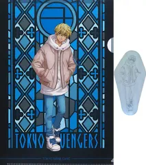 【中古】クリアファイル 松野千冬 A4クリアファイル＆オーロラステッカーセット 「タイトーくじ 東京リベンジャーズ 戦場の雪花」 G賞
