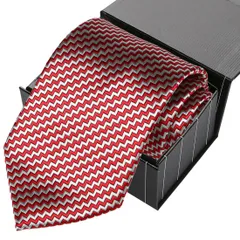 【人気商品】結婚式 贈り物 ストライプ ネクタイ チェック 小紋柄 ビジネス 祝日 カジュアル [KissTies] パーティー メンズ 収納BOXセット ３０色選択