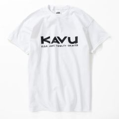 KAVU カブー シンプルロゴ Tシャツ WHT
