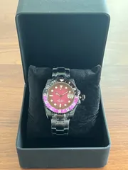 カスタム36mm nh35 mod ピンクダイヤル カスタム36mm nh35 mod ピンクダイヤル - メルカリ