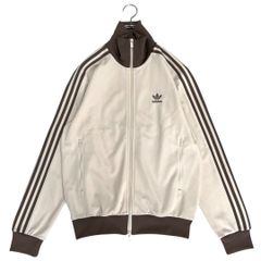 9374 adidas クラシックトラックトップ ワンダーホワイト/ブラウン L