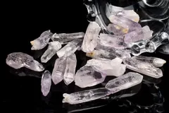 人気◇メキシコ産 ベラクルスアメジストポイント 約50gセット さざれ パワーストーン 天然石 _R5559-20