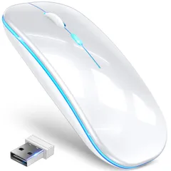 2024年最新】ワイヤレス マウス 高精度 静音 光学式 超薄型 USB充電式 省エネルギー Bluetooth 無線 マウス 1600DPI  銀色MYRの人気アイテム - メルカリ