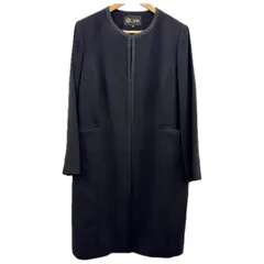 SOIR 東京ソワール ステンカラー ロングコート 黒 レディース L SOIR 東京ソワール ステンカラー ロングコート 黒 レディース L