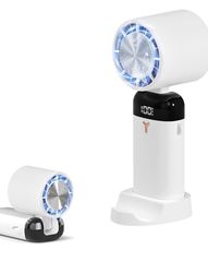 【2025新モデル -20℃瞬間冷却】 携帯扇風機 ハンディファン 冷感プレート付き 首掛け扇風機 最大18H連続稼働 一台6役 小型 超軽量 強力 usb充電式 卓上扇風機 手持ち 3段階調節 小型 ミニファン スタンド付き 折り畳み ストラップ付き