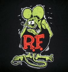 ラット フィンク Tシャツ Rat Fink USAカラー版 黒 正規品