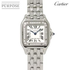 新品同様 カルティエ Cartier パンテール ドゥ カルティエ SM ダイヤベゼル W4PN0007 レディース 腕時計 クォーツ Panthere 90234145