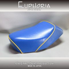 □【Champ チャンプ 54V RS 2NA】張替え済♪　カスタムシート　青/黄色《Euphoria》□MK48445
