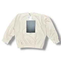 参考上代36300円 未使用品 stein OVERSIZED REBUILD SWEAT LS オーバーサイズ リビルド クルーネックスウェット トレーナー シュタイン ST.525-1 OFF　Dのサムネイル