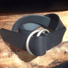 ヨウジヤマモト YOHJI YAMAMOTO Y’sダブルリングレザーベルト S'YTE Yohji Yamamoto 25MM LONG RING BELT - メルカリ