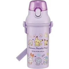【新品・送料無料】ポケピース (24 ポケットモンスター ポケモン) 抗菌 食洗機対応 直飲みワンタッチボトル 水筒 480ml PSB5SANAG