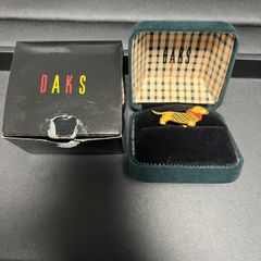 【24時間以内発送】美品✨　DAKS　LONDON ダックス　ピンブローチ　バッジ