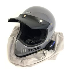 SHOEI ショウエイ EX-ZERO フルフェイスヘルメット 除菌消臭済 Lサイズ バサルトグレー オートバイ ツーリング ライディング バイカー バイク用品 ◇TA2618