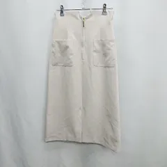 ◇ ⊂ JILLSTUART ジル スチュアート スリット ロング タイト スカート サイズM ベージュ系 レディース E  【1410100029594】のサムネイル