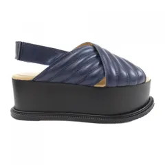 伊勢丹　新品　MM6 スポサンみたいな革　フラット　サンダル　35 22.5位 伊勢丹新品MM6 スポサンみたいな革フラットサンダル35 22.5位