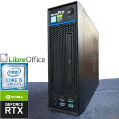 【中古スリムデスクトップPC】Windows11／Mouse MPro-S201／第9世代 intel Core i5-9400／RAM16GB／NVIDIA GEFORCE RTX3050 6GB LP／M.2 NVMe 512GB+HDD500GB