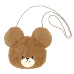 ☆ くまのがっこう ☆ ぬいぐるみサコッシュ サコッシュ ぬいぐるみ ショルダーポーチ レディース ポシェット 斜めがけバッグ ショルダーバッグ ぬいぐるみサコッシュ ミニショルダー かわいい ミニ ぬいぐるみバック ファスナー 2way ポーチ もこもこ