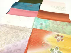 平和屋着物★和装小物　上質な帯揚げ　10枚セット　逸品　CAAL0770xi